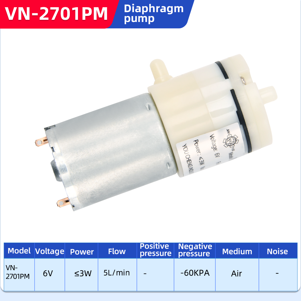 \diaphragm-vacuum-pumps\vn-2701pm\vn-2701pm-miniature-diaphragm-vacuum-pump-specification